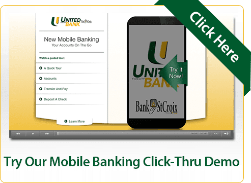 Try Our Mobile Banking Click-Thru Demo