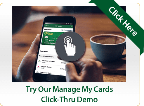 Try Our Manage My Cards Click-Thru Demo