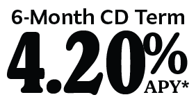 6-Month CD Term 4.35% APY*